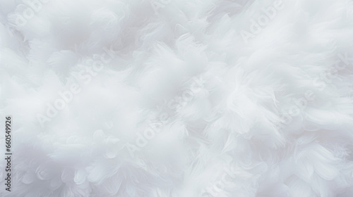 White fluffy soft wispy fibers densely packed together HD texture background Highly Detailed