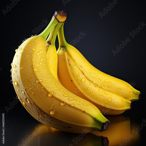 Bananas, Asians believe, are a symbol of wealth. Created by AI photo