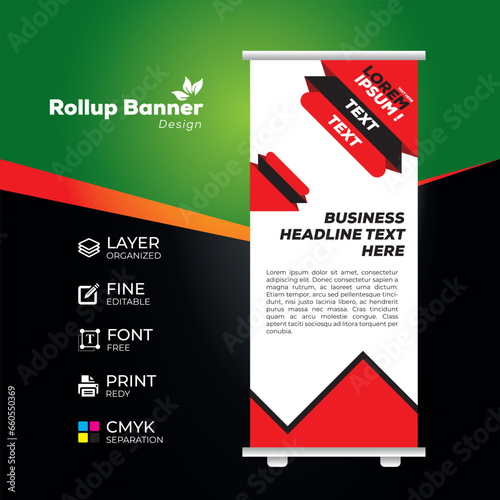 Eye catching, effective roll up banner