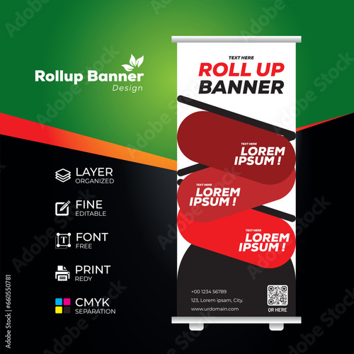 Eye catching, effective roll up banner