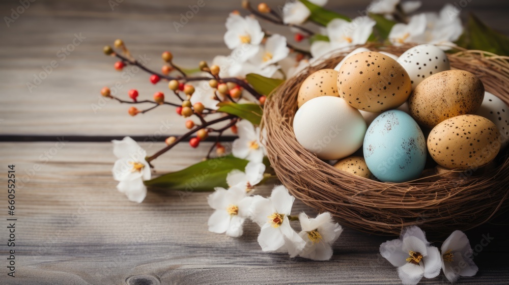 Easter eggs background concept Easter eggs background concept