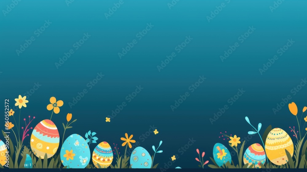 Easter eggs background concept Easter eggs background concept