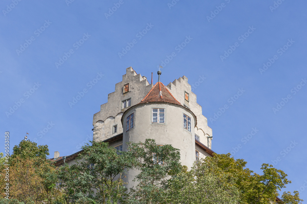 Fototapeta premium Meersburg, Kleinstadt am Bodensee in Deutschland