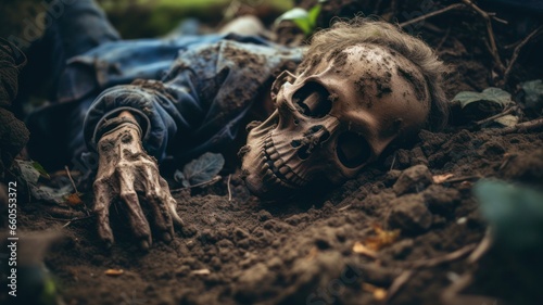 Ancient Medicine in an Archaeological Burial Site: Examining an Old Skeleton and the Technology and Culture of the People