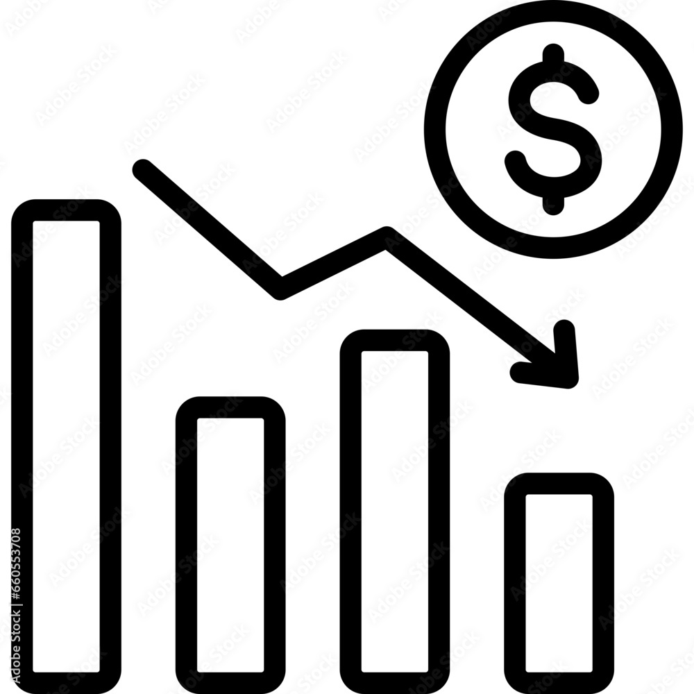 Down Outline Icon Down Outline Icon