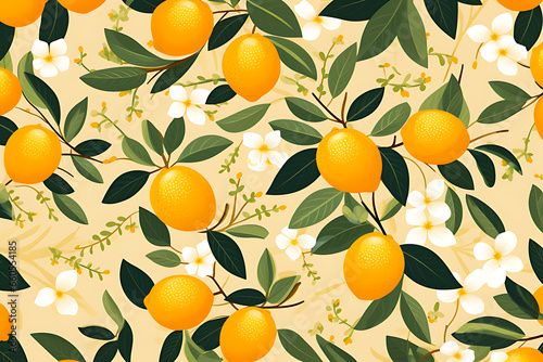 Abstract pattern from fruits background