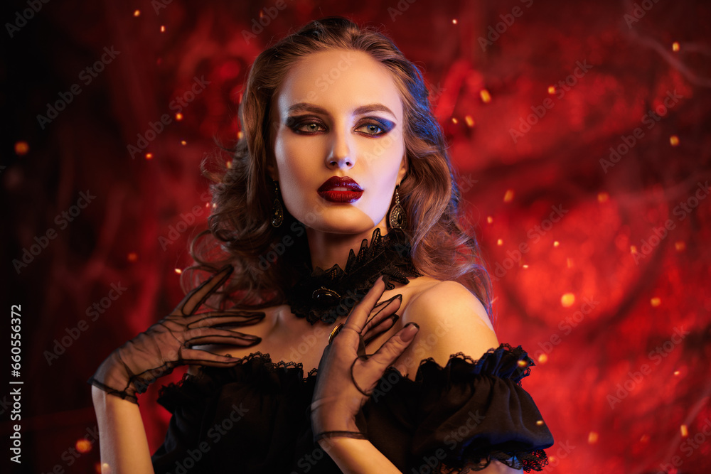 Fototapeta premium mesmerizing beautiful witch