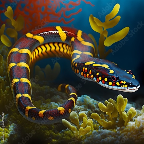 coral snake shark wallpaper illustration  photo