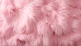 Pink soft plush fur background, generative ai