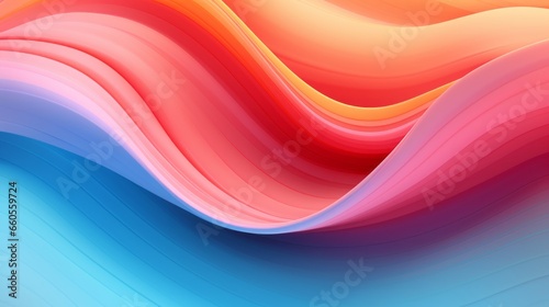 3D Abstract colorful wave Background