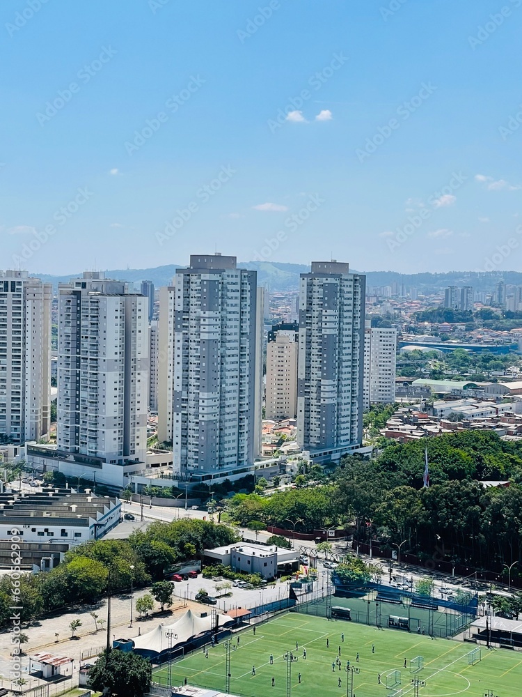 Obraz premium An incredible view of the city of São Paulo, Brazil