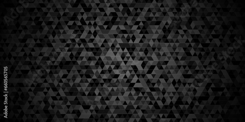 Abstract black and white background. Abstract geometric pattern gray and black Polygon Mosaic triangle Background, business and corporate background. 