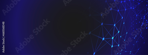 A beautiful Abstract digital technology background with network connection lines.	