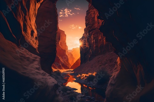 lush canyon sunset awe unsplash 