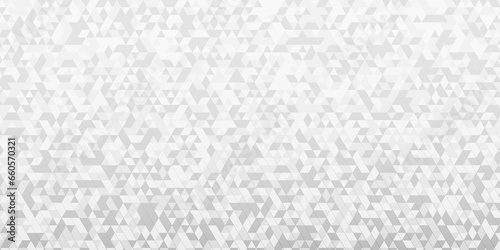 Abstract gray and white small square geometrics triangle background. Abstract geometric pattern gray and white Polygon Mosaic triangle Background, business and corporate background.