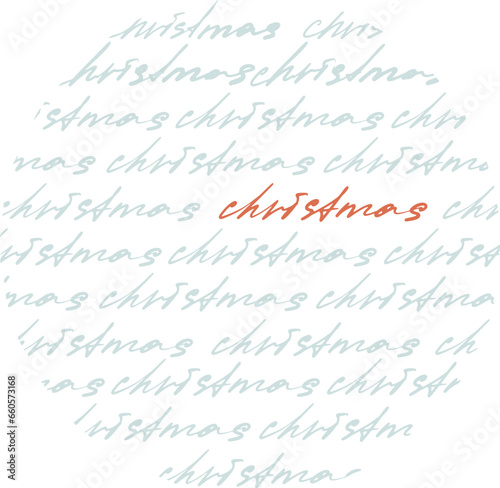 hand lettering inscription Merry Christmas  artistic written for greeting card  poster  print  web design and other decoration  handmade calligraphy vector illustration