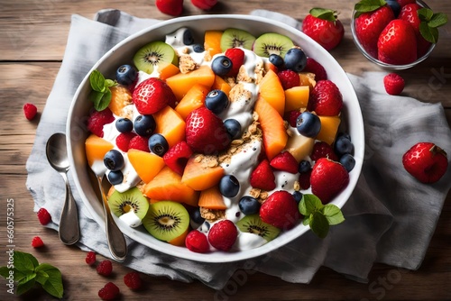 salad with fruits