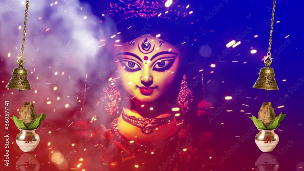 Durga Puja LED Video Background in HD