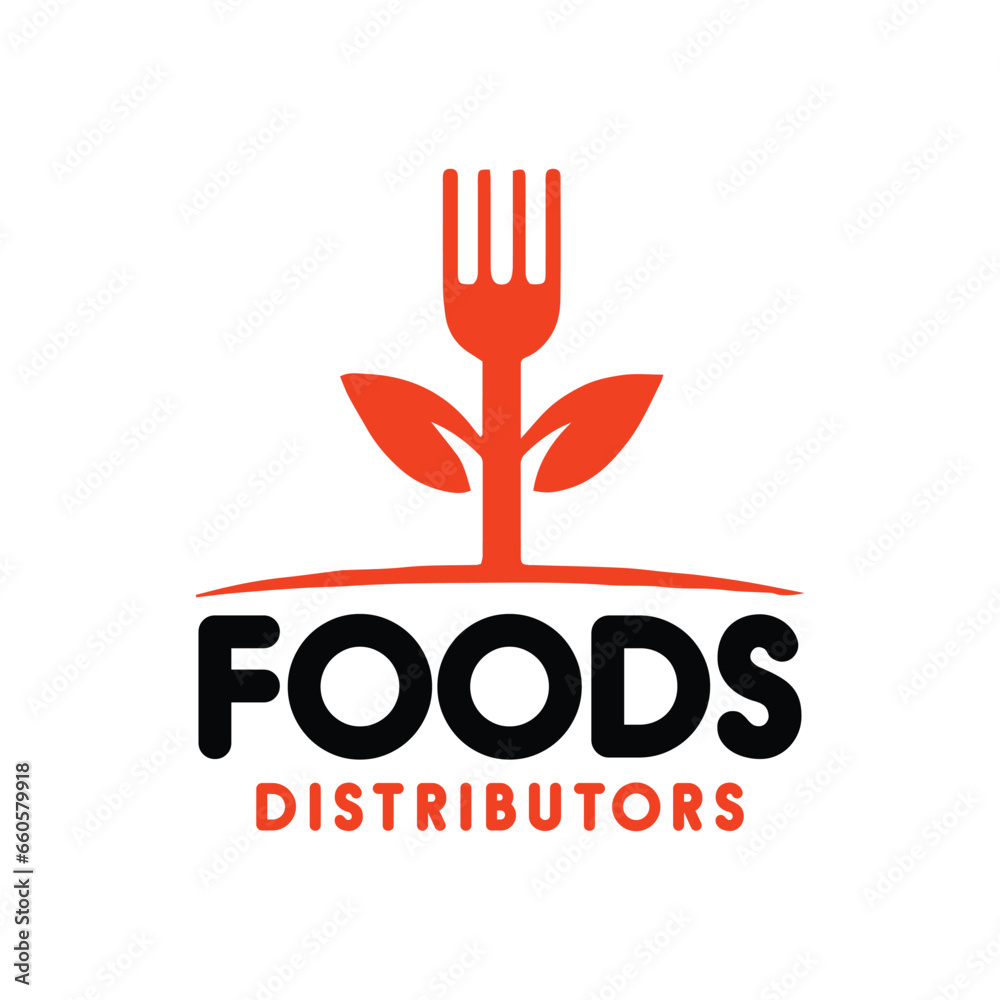 food restaurant store and food distribution service logo design vector food restaurant store and food distribution service logo design vector