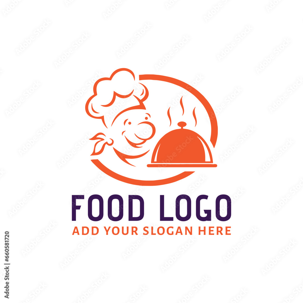 food restaurant store and food distribution service logo design vector food restaurant store and food distribution service logo design vector