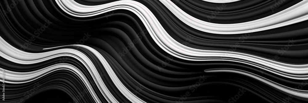ornate black and white pattern of vertical wavy lines created with Generative Ai ornate black and white pattern of vertical wavy lines created with Generative Ai
