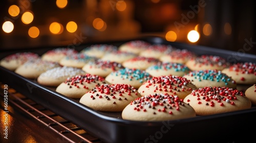 Baking Christmas Cookies - beautiful stock photo