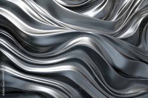 Amazing Silver Background Texture - Silver's Majesty - A Canvas of Reflective Brilliance - The Art and Craft of Metalwork - A Luxurious Background Experience created with Generative AI Technology