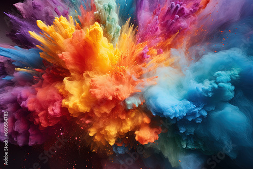 abstract backgrounds multicolored smoke explosion