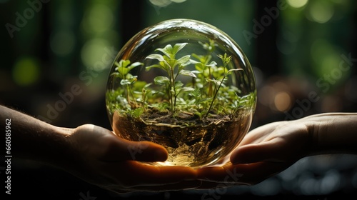 Photo that symbolizes an eco-friendly world