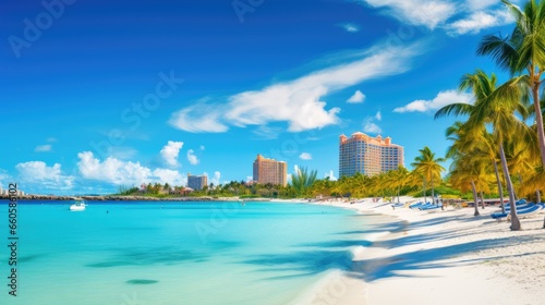 Photo that symbolizes Bahamas - fictional stock photo