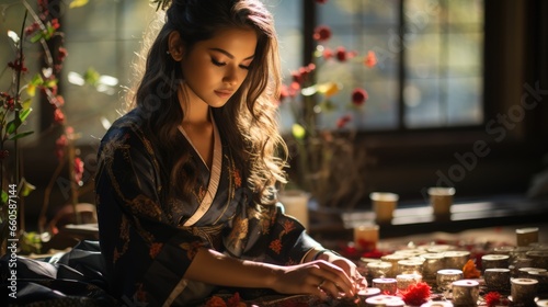 Photo that symbolizes Japanese Traditions - fictional stock photo