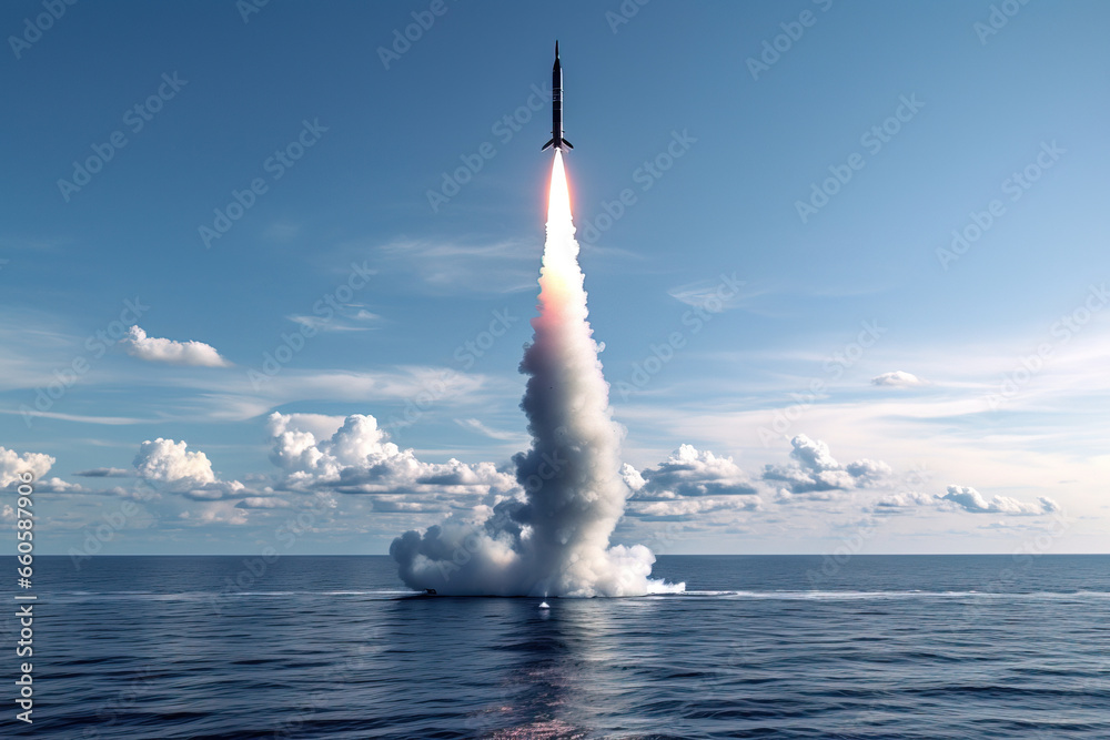 missile launched underwater