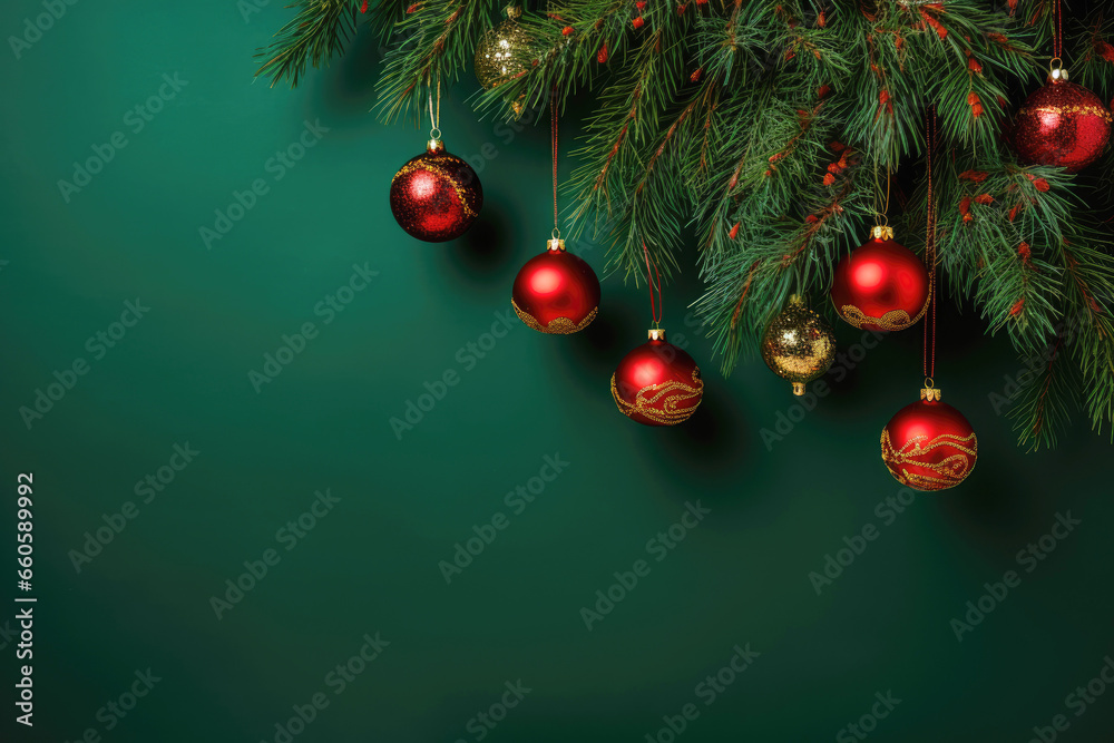 Christmas background. A Christmas postcard as a graphic resource.