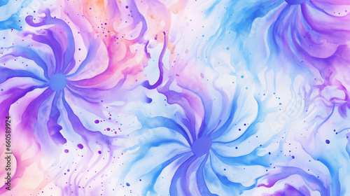 colored abstract chaotic watercolor pattern