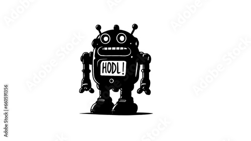 crypto hodl robot trader wallet blockchain