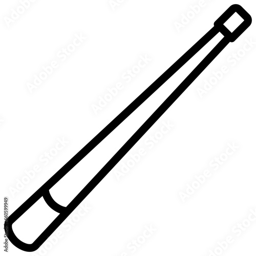 Billiards Cue Icon Style