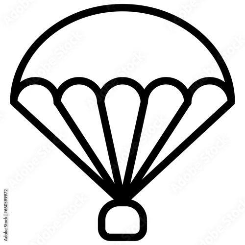 Parachute Icon Style