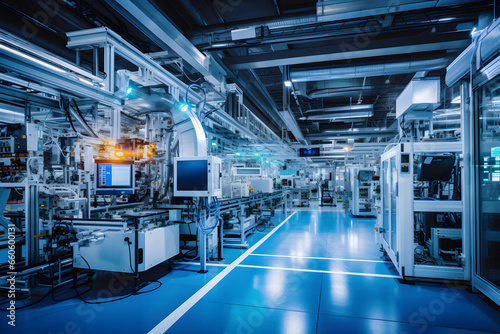 Smart factory with connected infrastructure