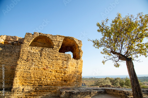 View from old Agrigento town ancient walls