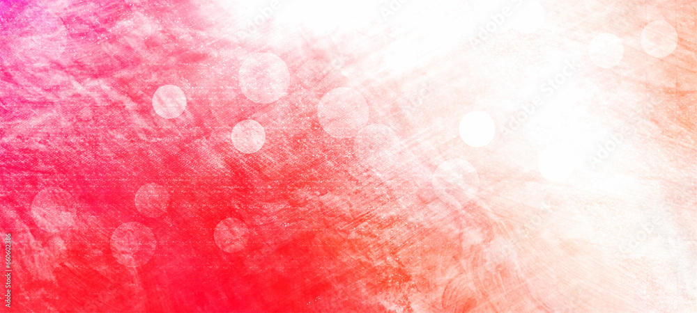 Obraz premium Red bokeh Christmas background with copy space, Usable for banner, poster, cover, Ad, events, party, sale, celebrations, and various design works