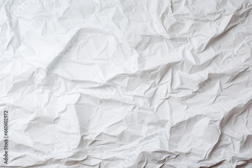 A Close Up Of A White Crumpled Paper