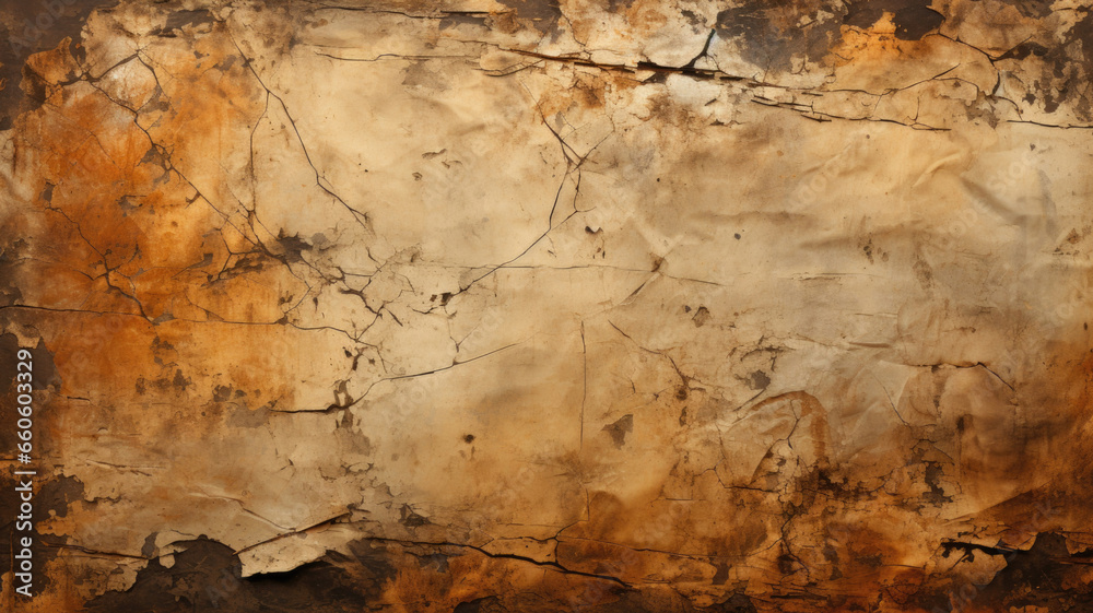 Torn vintage paper aged distressed sepia HD texture background Highly Detailed