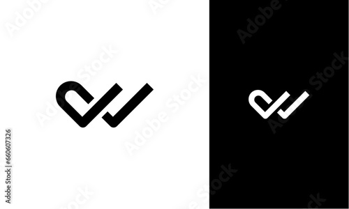 dw or wd letter vector logo abstract