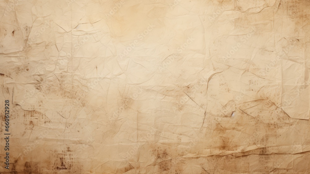 Background with grunge crumpled brown paper cardboard texture