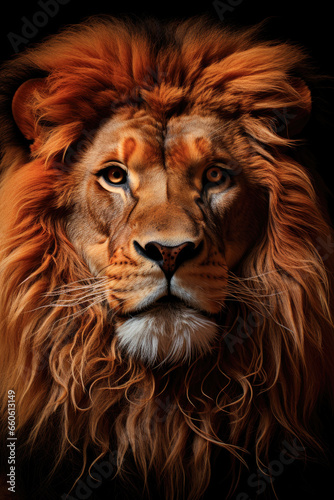 Portrait of the Lion King of Beasts