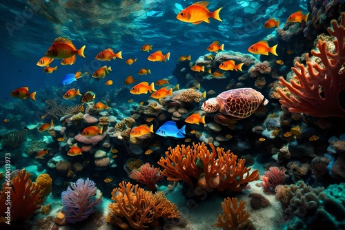 tropical coral reef © Muneeb