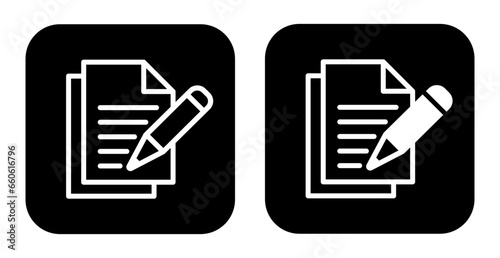 ikona notatnika z długopisem, plik wektorowy