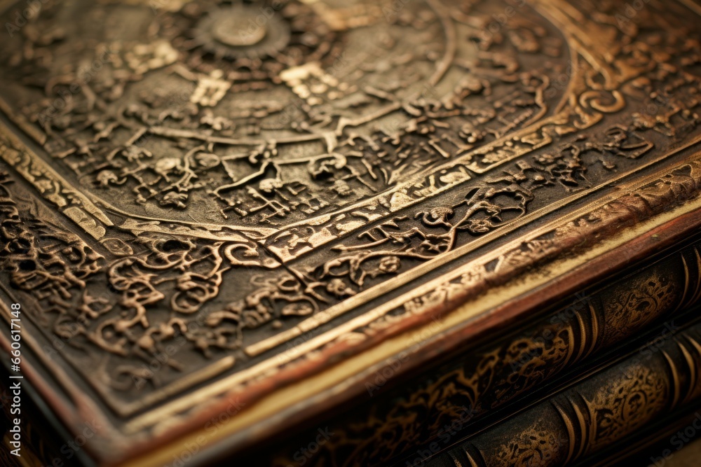 Detailed Bible ancient closeup. Education page. Generate Ai Detailed Bible ancient closeup. Education page. Generate Ai