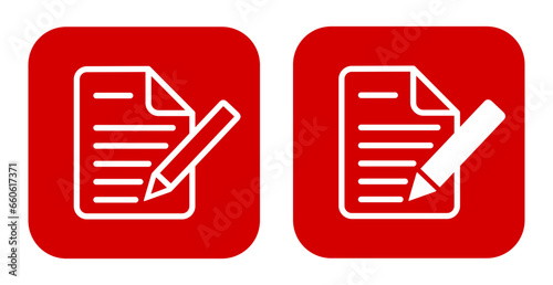 ikona notatnika z długopisem, plik wektorowy