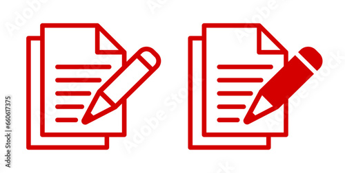 ikona notatnika z długopisem, plik wektorowy